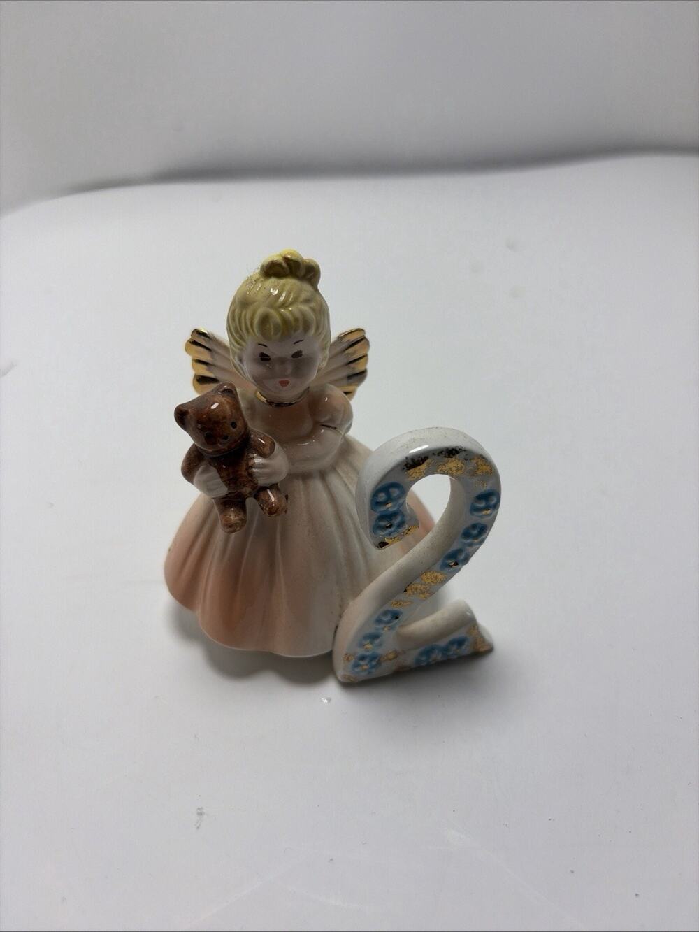 Josef Originals Birthday Girls Through the Years Age 2 Angel Girl Figurine